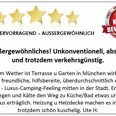 Holz-wohnfass In Muenchen-nymphenburg Apartmán